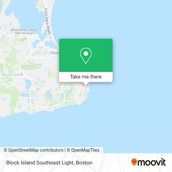 Block Island Southeast Light map