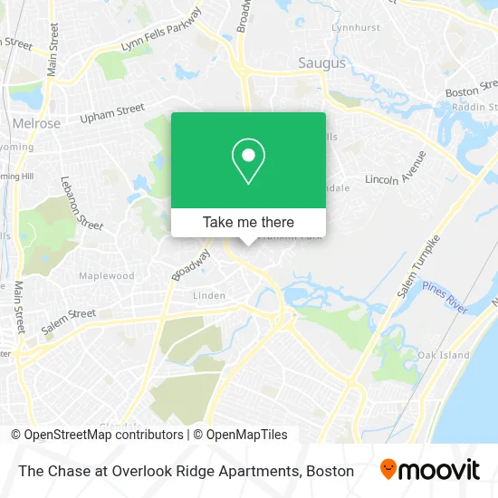 The Chase at Overlook Ridge Apartments map