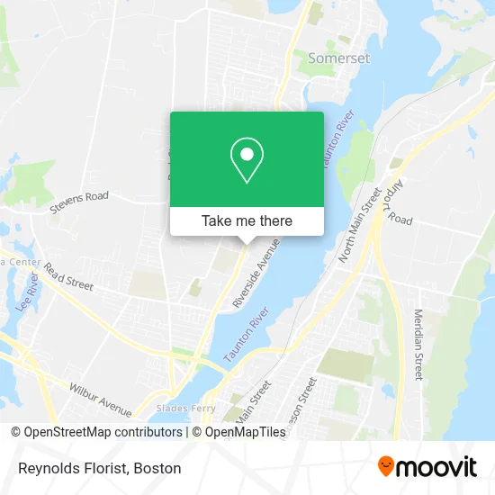 Reynolds Florist map