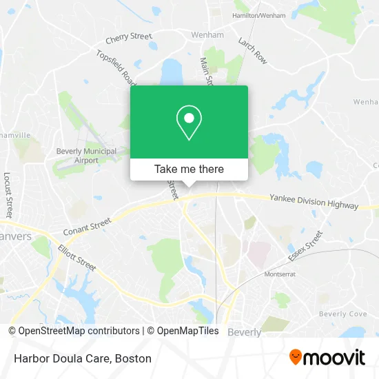 Harbor Doula Care map