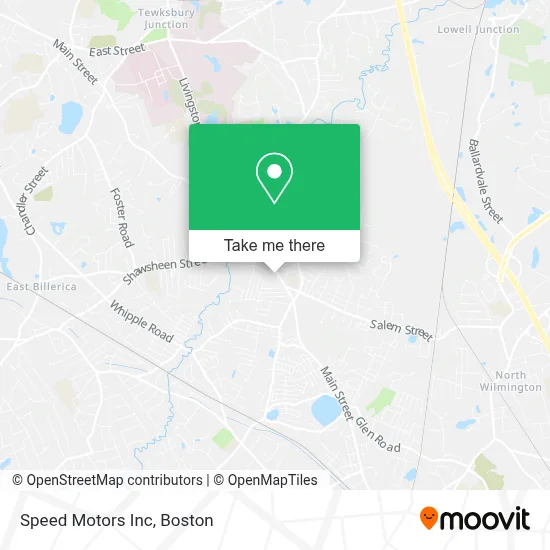 Speed Motors Inc map