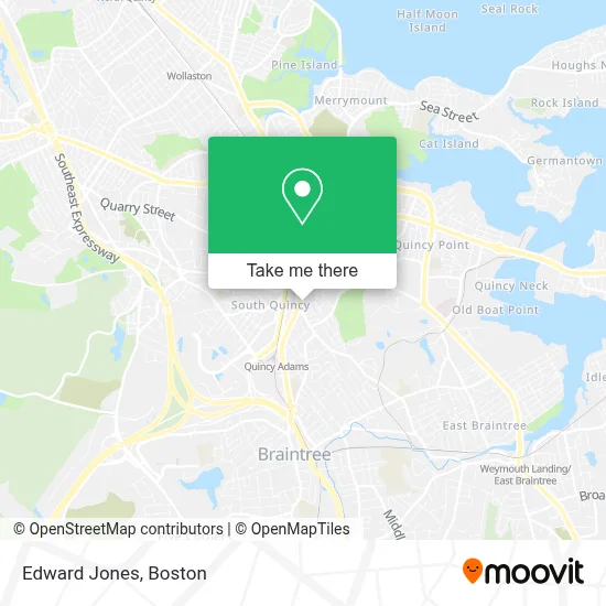 Edward Jones map