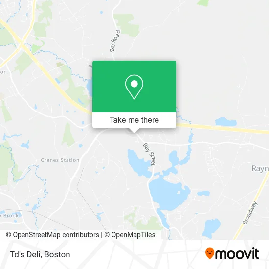 Td's Deli map