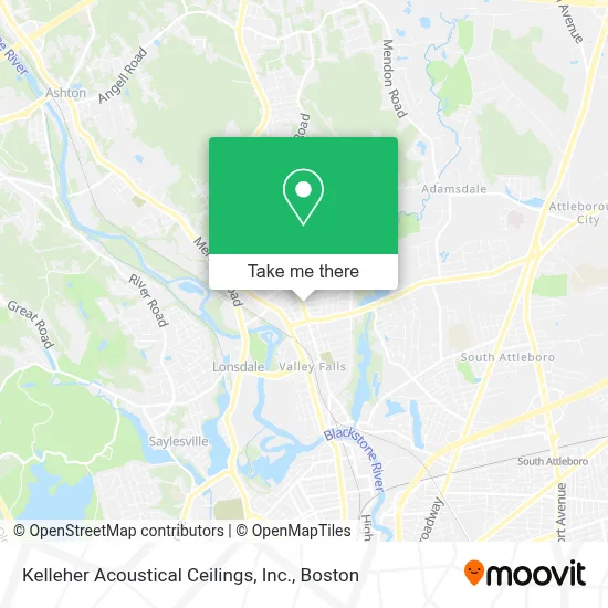 Kelleher Acoustical Ceilings, Inc. map