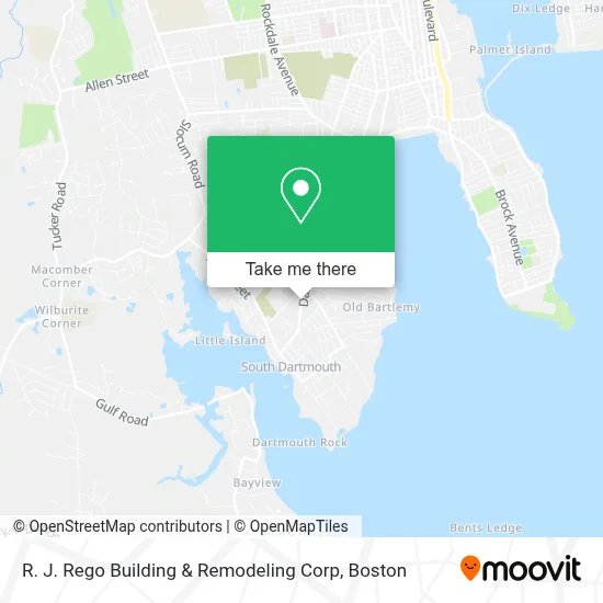 R. J. Rego Building & Remodeling Corp map