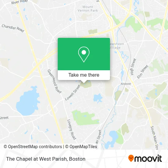 The Chapel at West Parish map