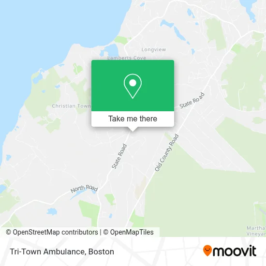 Tri-Town Ambulance map