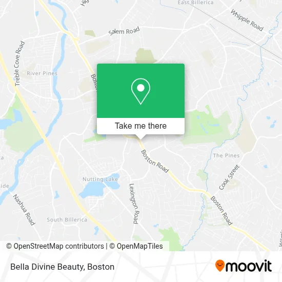 Bella Divine Beauty map