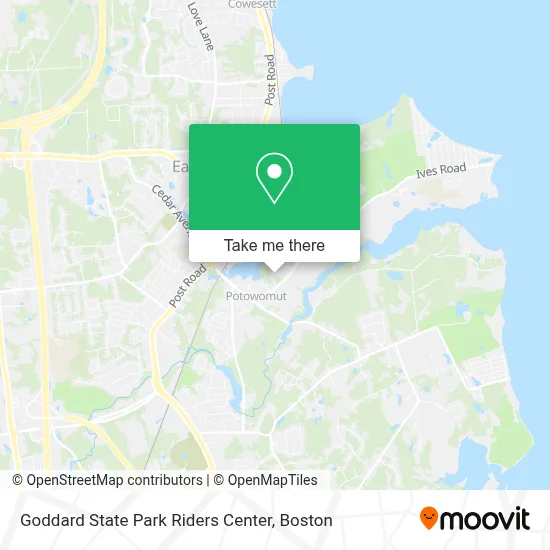 Goddard State Park Riders Center map