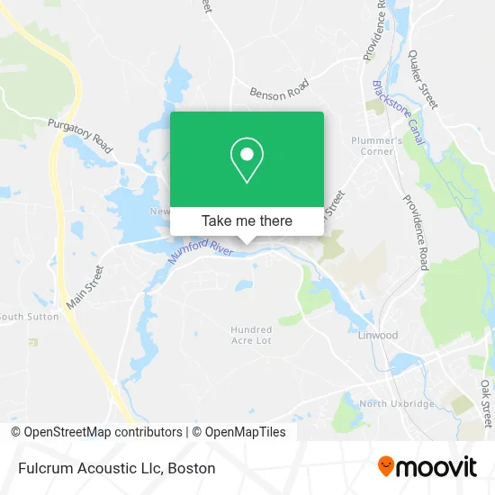 Fulcrum Acoustic Llc map