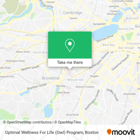 Optimal Wellness For Life (Owl) Program map