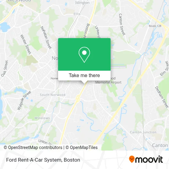 Ford Rent-A-Car System map