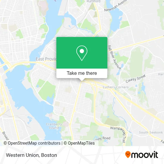 Western Union map