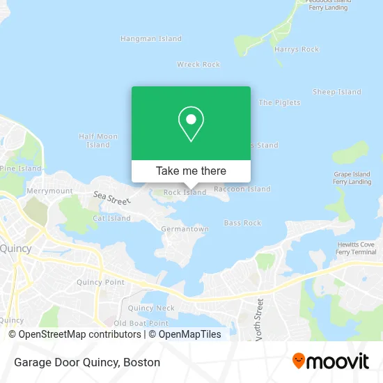 Garage Door Quincy map