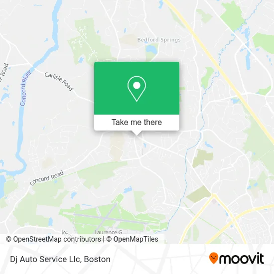 Dj Auto Service Llc map