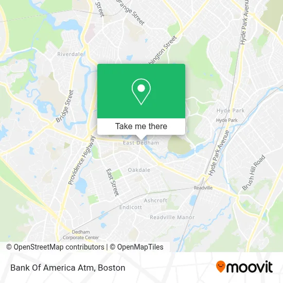 Bank Of America Atm map
