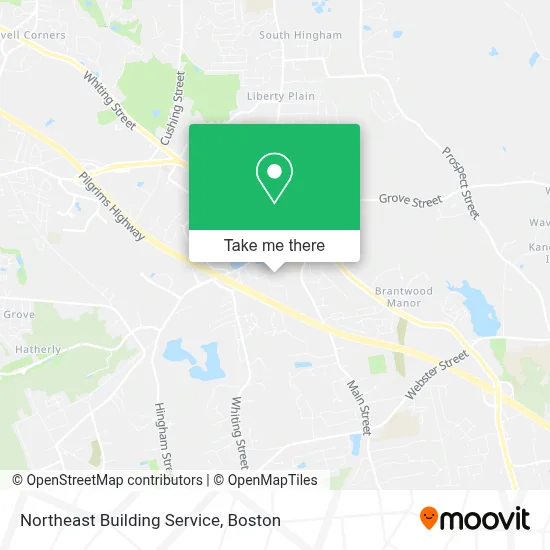 Northeast Building Service map