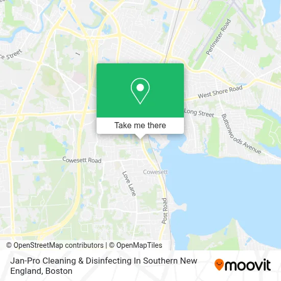 Jan-Pro Cleaning & Disinfecting In Southern New England map