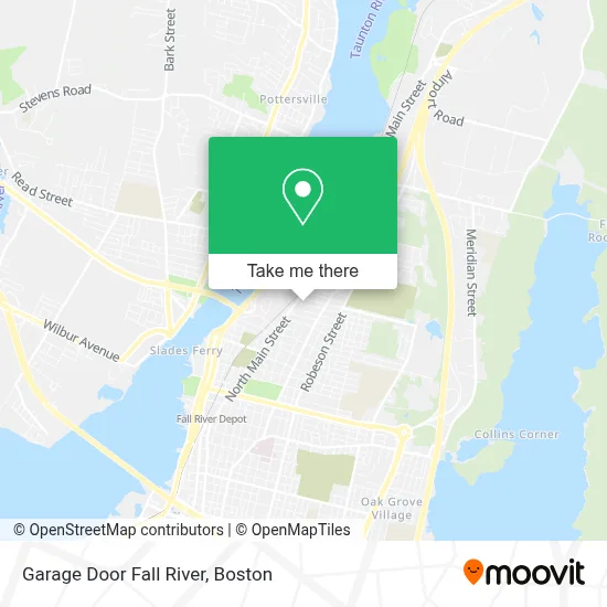 Garage Door Fall River map