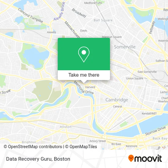 Data Recovery Guru map