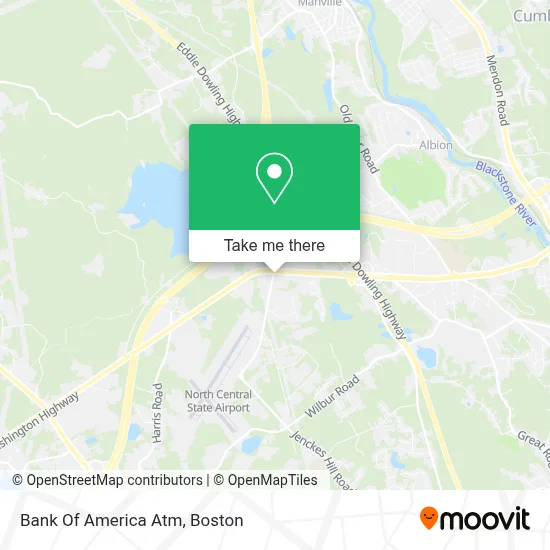 Bank Of America Atm map