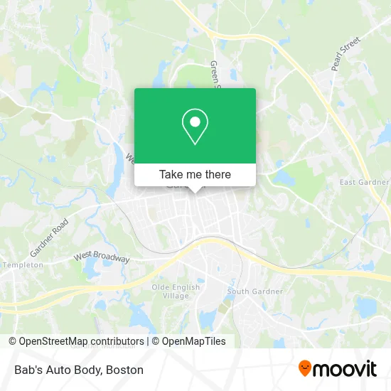 Bab's Auto Body map
