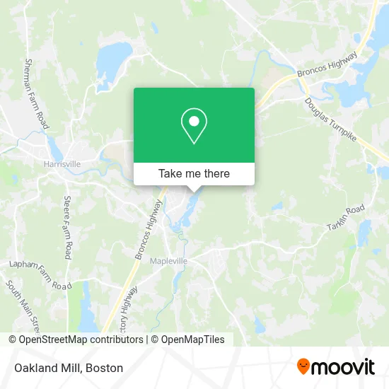 Oakland Mill map