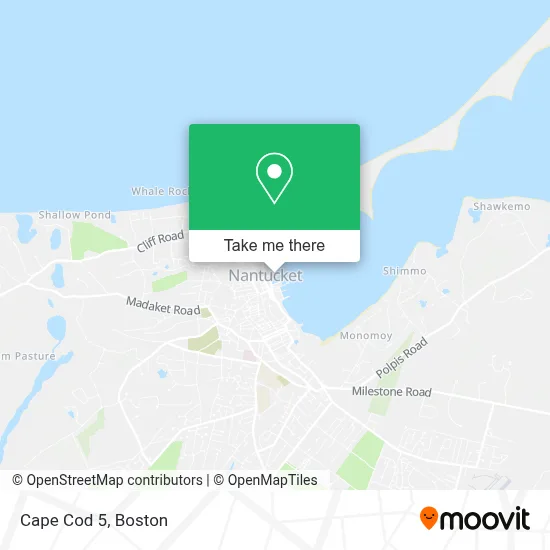 Cape Cod 5 map