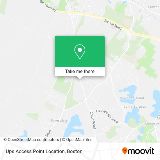 Ups Access Point Location map
