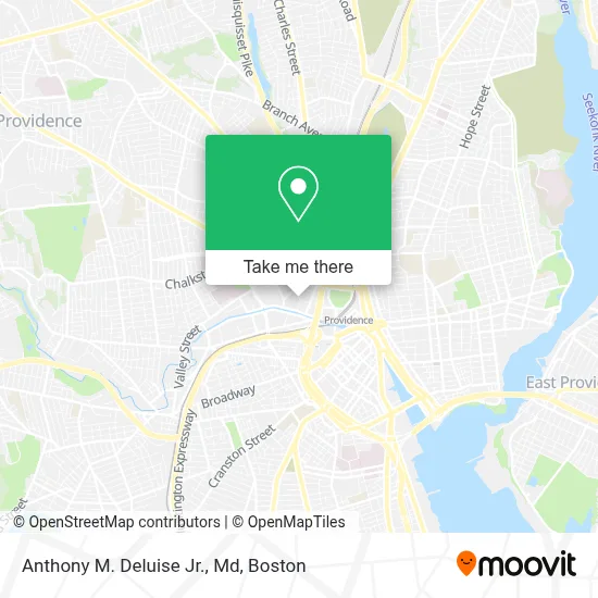 Anthony M. Deluise Jr., Md map