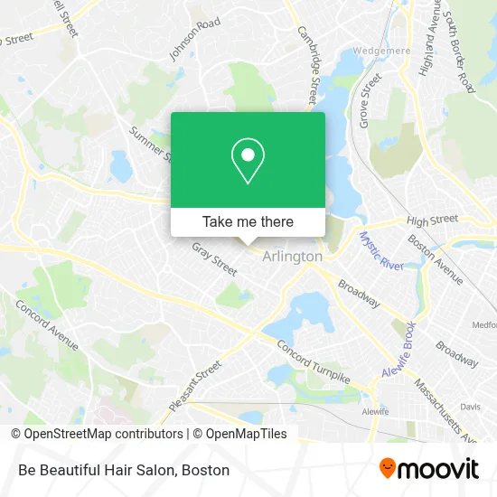 Be Beautiful Hair Salon map