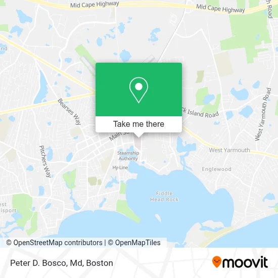 Peter D. Bosco, Md map