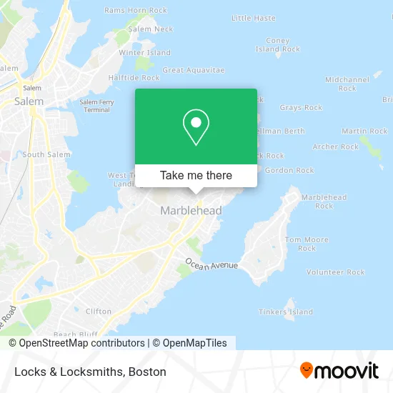 Locks & Locksmiths map