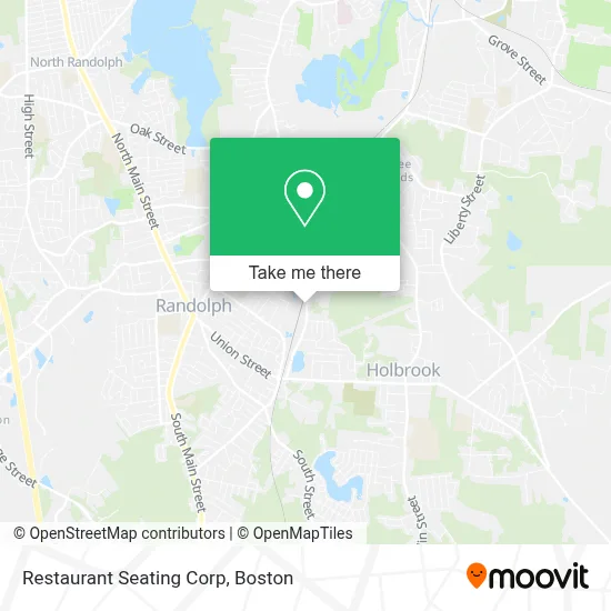 Restaurant Seating Corp map