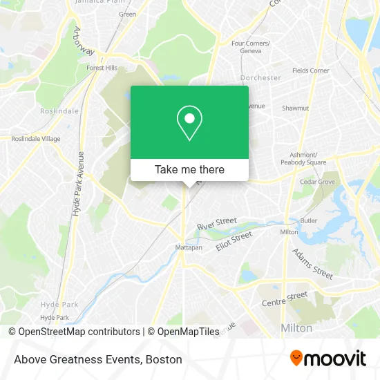 Above Greatness Events map