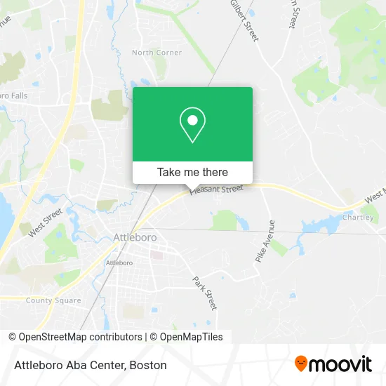 Attleboro Aba Center map