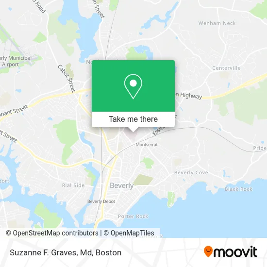Suzanne F. Graves, Md map