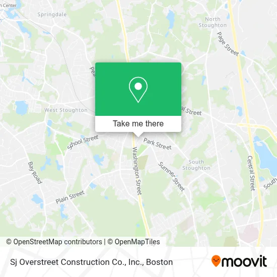 Sj Overstreet Construction Co., Inc. map