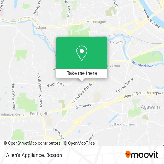 Allen's Appliance map