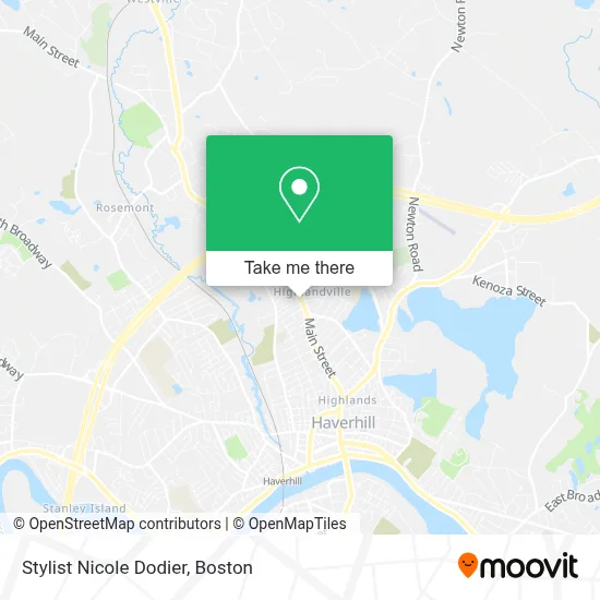 Stylist Nicole Dodier map