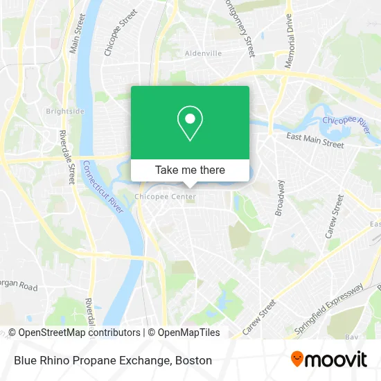 Blue Rhino Propane Exchange map