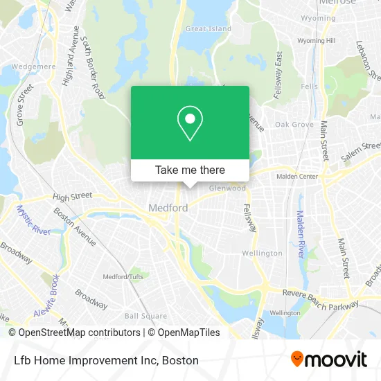 Lfb Home Improvement Inc map