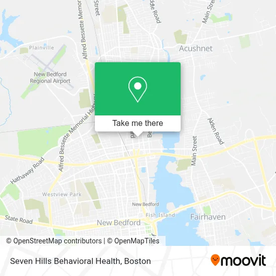Seven Hills Behavioral Health map
