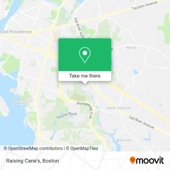 Raising Cane's map