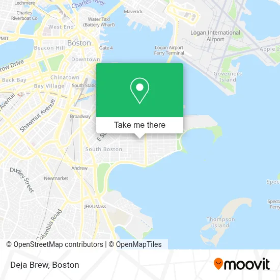Deja Brew map