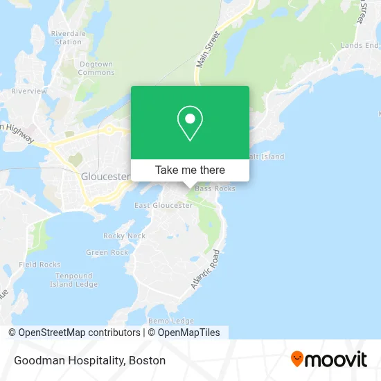 Goodman Hospitality map