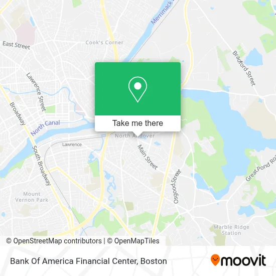 Bank Of America Financial Center map