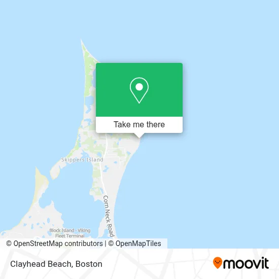 Clayhead Beach map