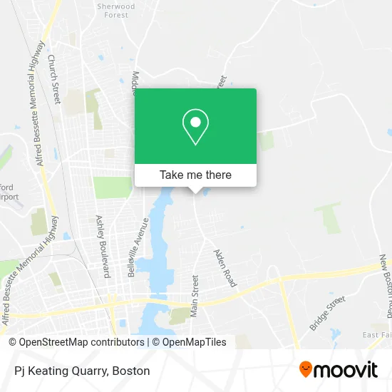 Pj Keating Quarry map
