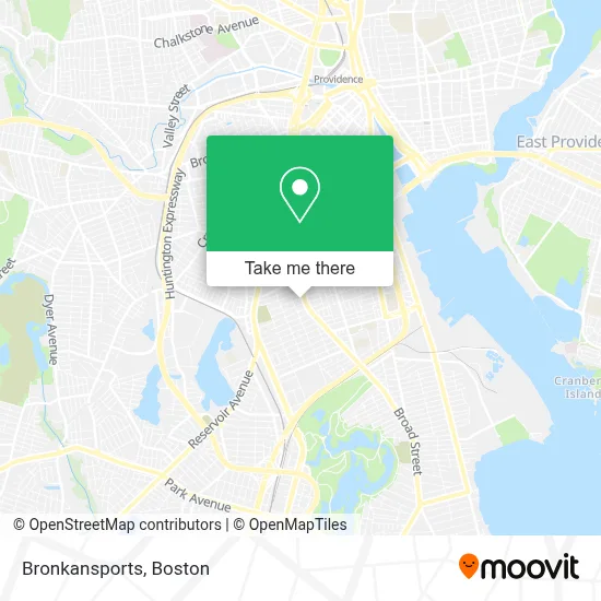 Bronkansports map
